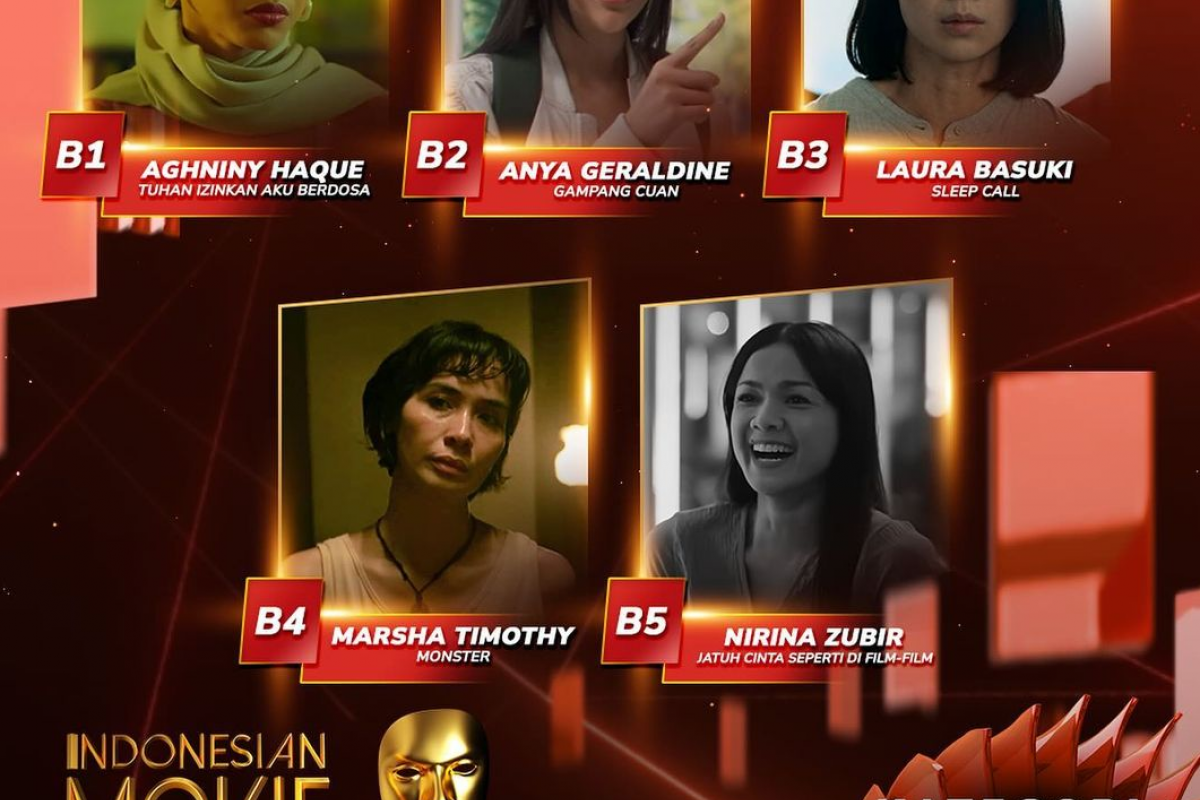 Michelle Ziudith Kalah dengan Anya Geraldine, Inilah Daftar Nominasi Indonesian Movie Actors Awards 2024: Luna Maya dan Vino G Bastian Ternyata Jurinya 