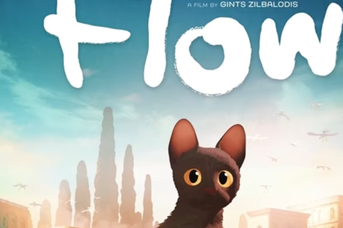 Nonton Download Film Animasi Flow 2024 sub Indo di Bioskop Bukan LK21 Karya Sutradara Gints Zilbalodis: Kisah Kucing yang Menghadapi Banjir Bandang