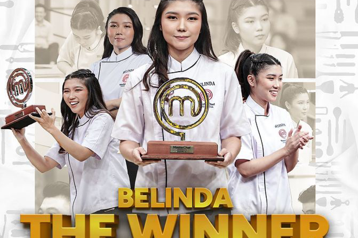 Selamat Belinda Jadi Juara MasterChef Indonesia Season 11 kalahkan Kiki dengan Unggul 10 Poin, Pemirsa Tidak Terima yang Juara Chindo lagi