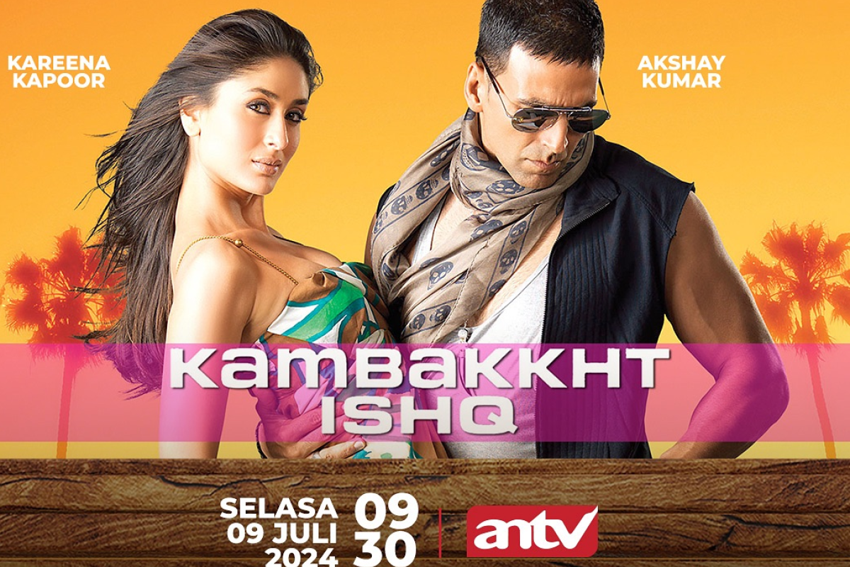 Sinopsis Kambakkht Ishq (2009) Mega Bollywood Paling Yahud Hari ini 9 Juli 2024 di ANTV Dibintangi Akshay Kumar dan Kareena Kapoor: Kisah Romantis Viraj dan Simrita