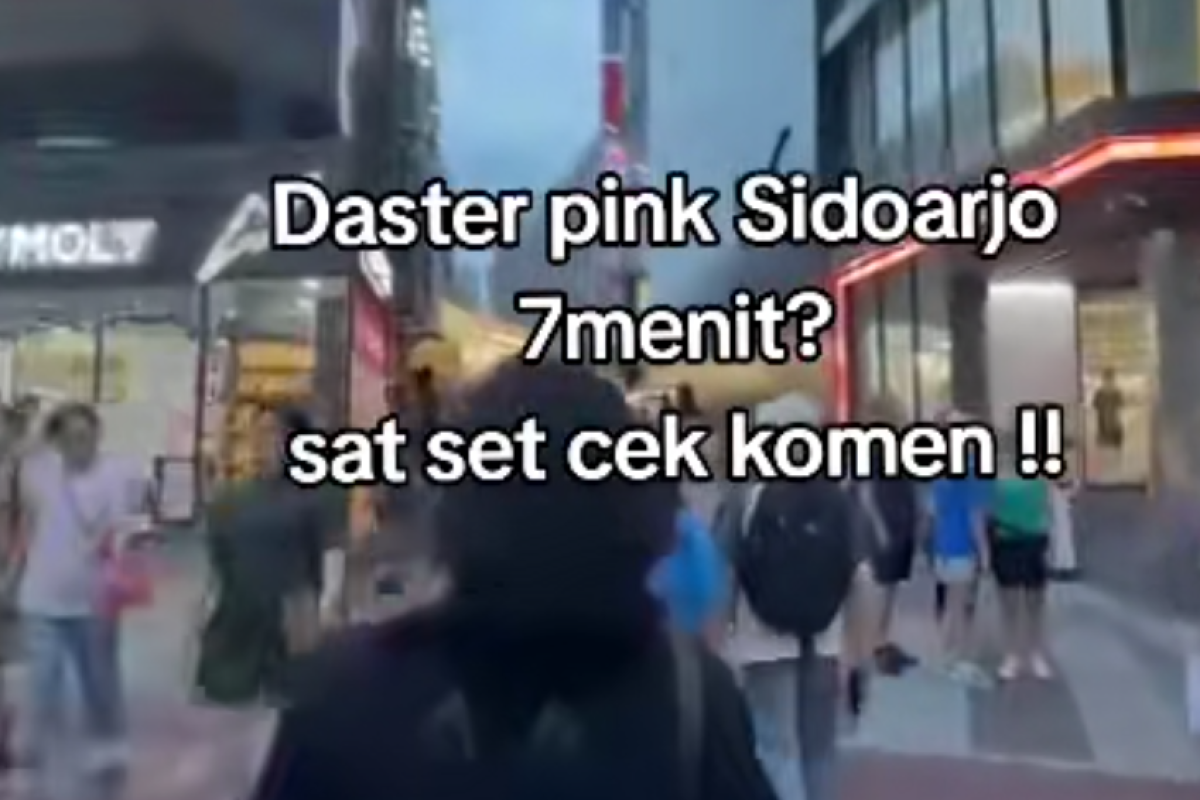 Awas UU ITE Mengancam! Video Daster Pink Sidoarjo Durasi 7 Menit Viral di TikTok dan Videy