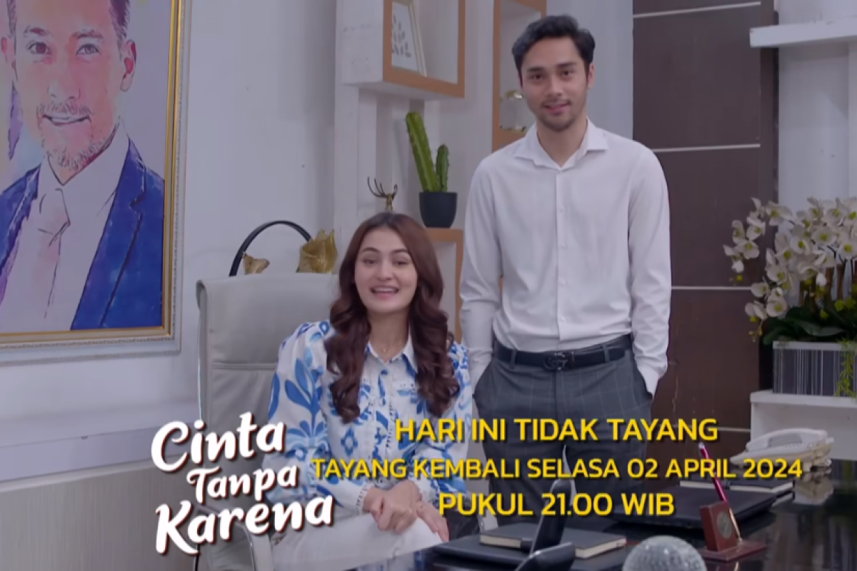 Cinta Tanpa Karena Episode Hari ini 3 April 2024 di RCTI: Anggun Mulai Kembali Menggoda Dipta dengan Berbagai Cara