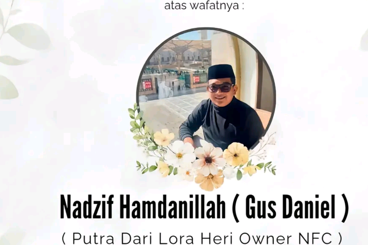 Ahmad Nadzif Hamdanillah Alias Gus Daniel Sakit Apa? Inilah Biodata Putra Lora Heri Owner NFC Yang Meninggal Dunia di Usia 25 Tahun, Benarkah Serangan Jantung?