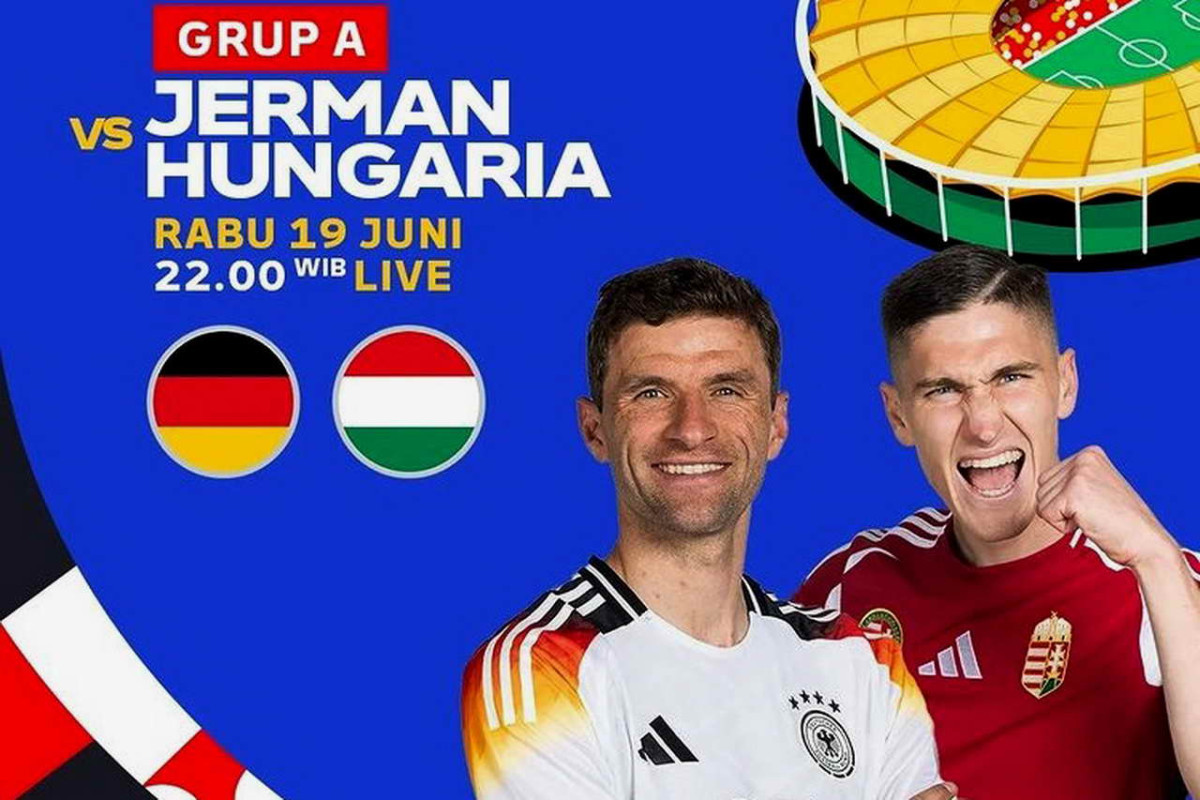 SUDAH MULAI Live Streaming Jerman vs Hungaria di EURO 2024, Siaran Langsung Gratis di TV Online