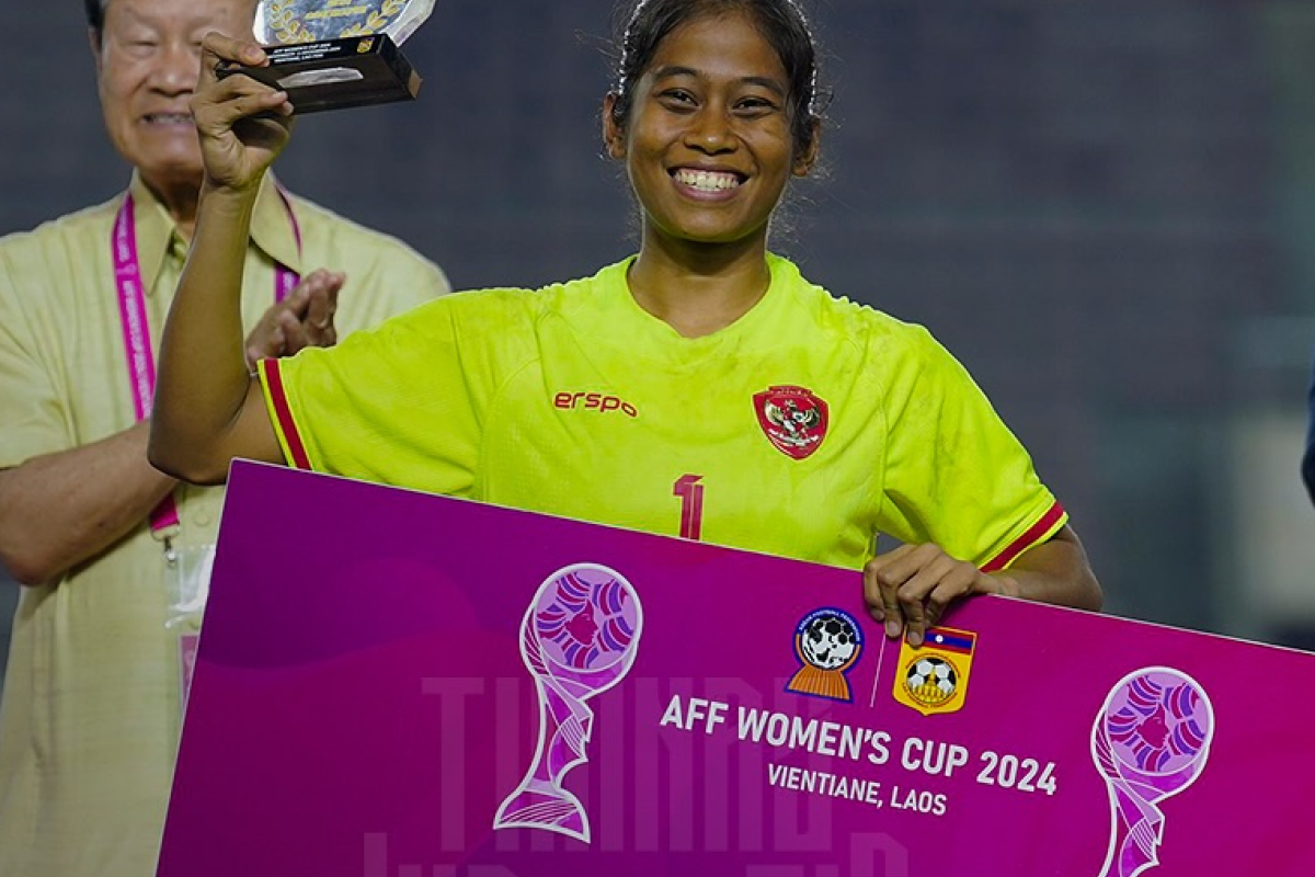 Siapa Laita Ro'ati Masykuroh? Kiper Timnas Putri Indonesia yang Raih Trofi AFF Womens Cup 2024