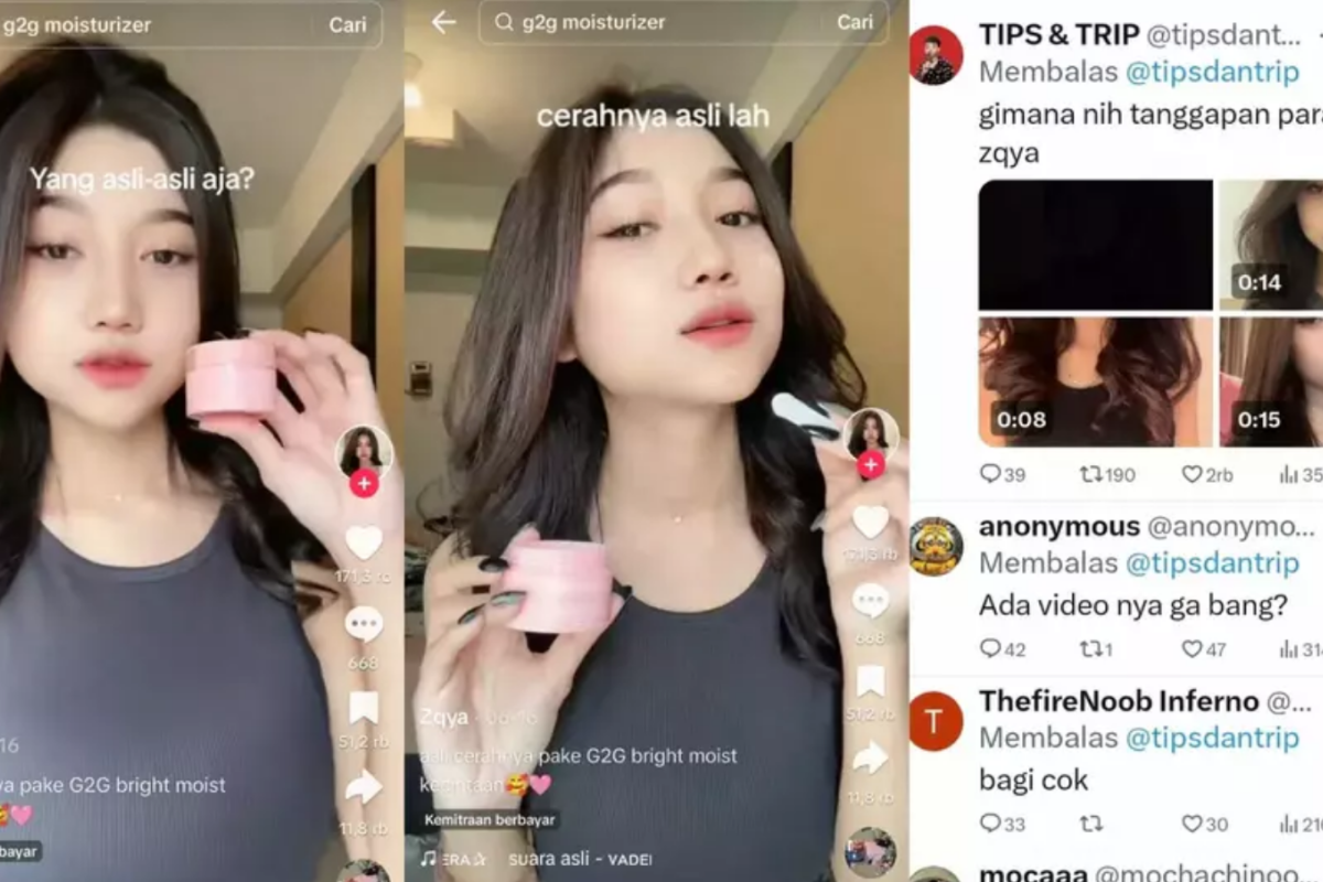 Viral Kompilasi Video Syur Tiktoker Zqya Beredar di X, Netizen: Dijebak apa gak?