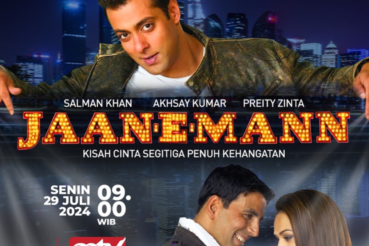 Sinopsis Jaan-E-Mann (2006) Mega Bollywood Paling Yahud Hari ini 29 Juli 2024 di ANTV Dibintangi Akshay Kumar dan Salman Khan: Superhero India yang Berebut Cinta