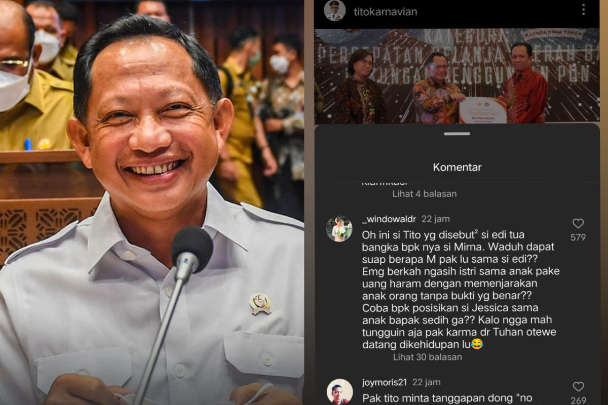 Akun Instagram Tito Karnavian Banjir Komentar Pedas Warganet, Mendadak ...