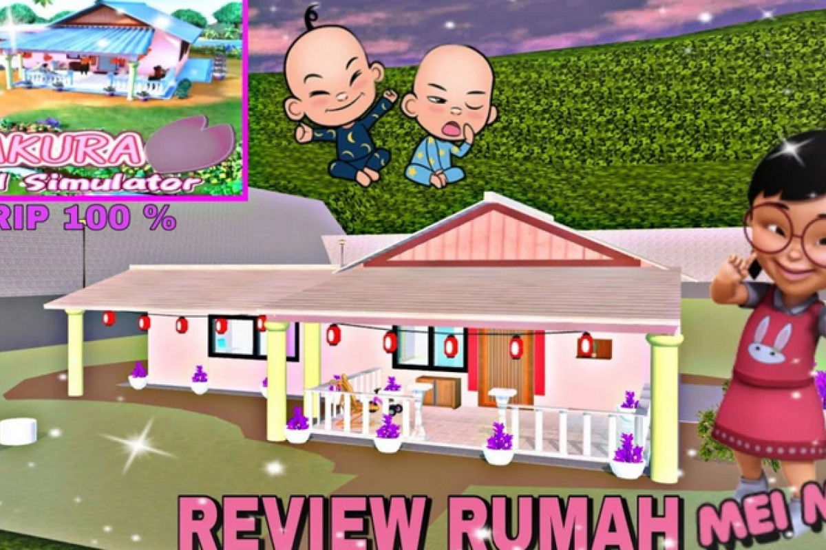 Review Rumah Meimei, Cara Berkunjung ke Rumah Meimei Teman Upin-Ipin di Sakura School Simulator