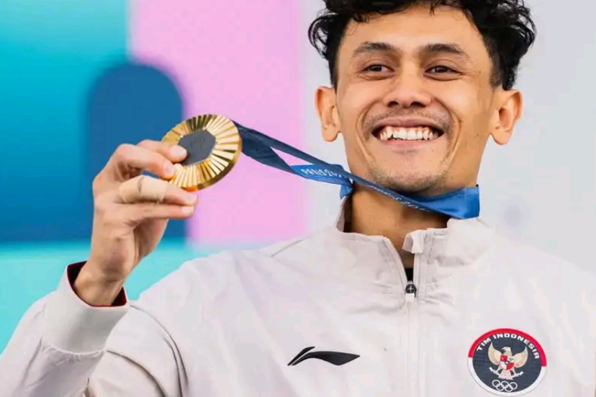 PROFIL Biodata  Veddriq Leonardo Peraih Medali Emas Pertama untuk Indonesia di Olimpiade Paris 2024 Lengkap dari Umur, Agama dan Akun Instagram