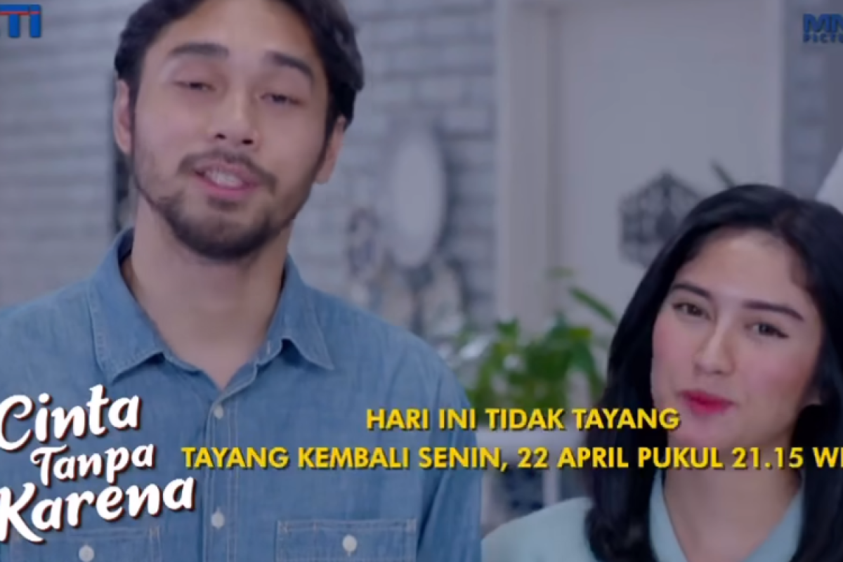 Tayang Kembali Cinta Tanpa Karena Hari ini Senin 22 April 2024: Dipta Mulai Cemburu Kedekatan Nuna dan Ghani yang Kini Tinggal Satu Rumah 