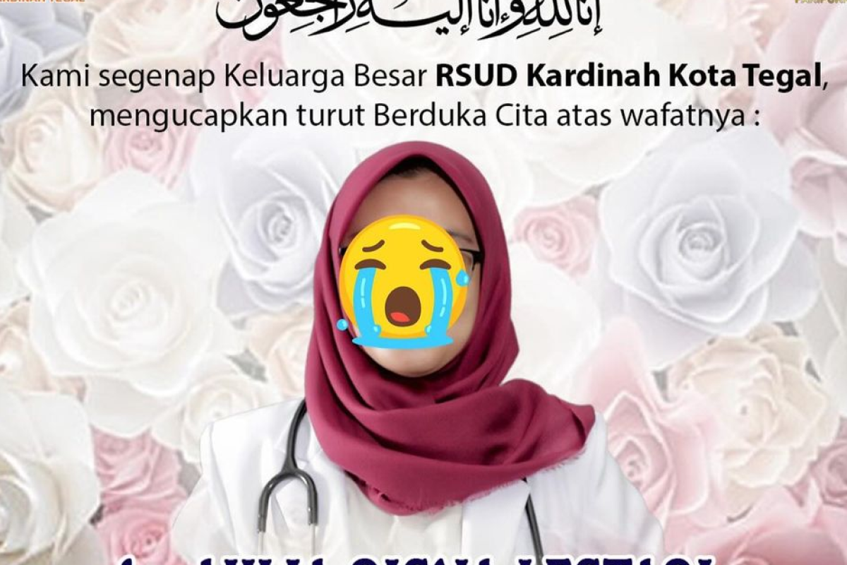 dr. Aulia Risma Lestari Anak Siapa? Baerikut Biodata Dokter RSUD Kardinah Kota Tegal yang Meninggal Dunia Tak Tahan Dibully Hingga Berakhir Bunuh Diri