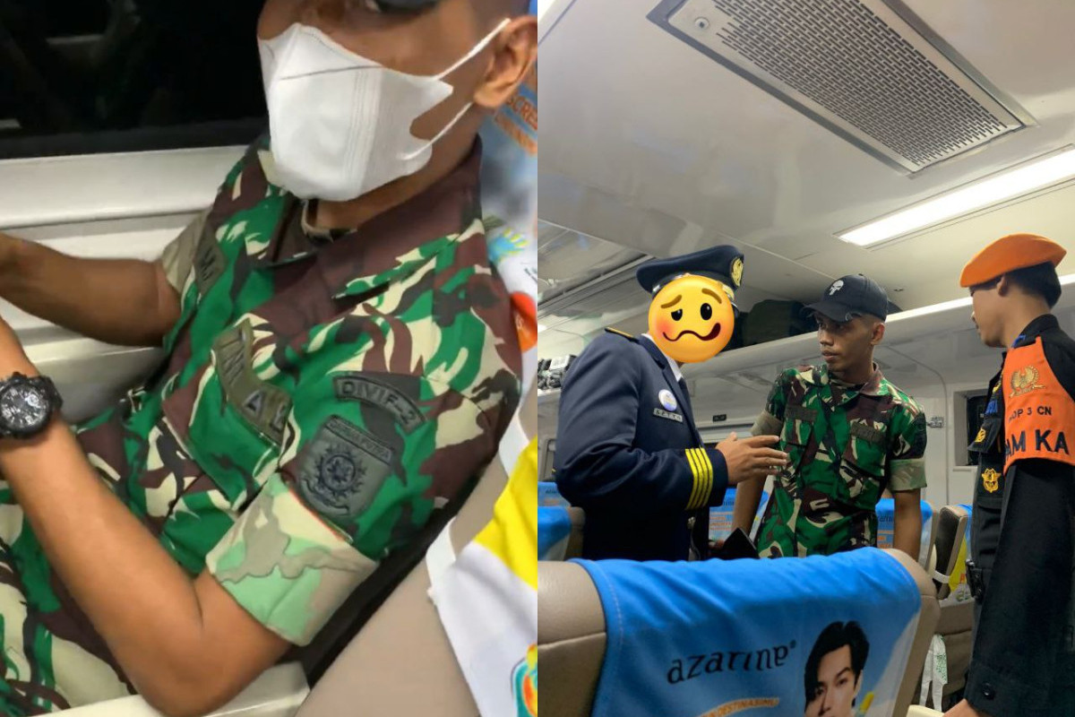 Siapa TNI yang Foto Wanita di Kereta hingga Viral di X dan Tiktok? Begini Kronologi dn Identitas Oknum