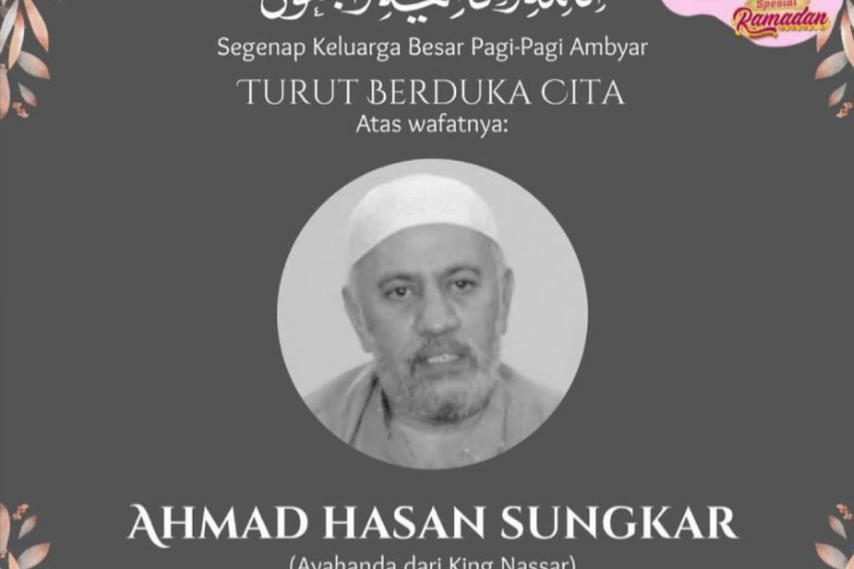 Biodata Tampang Ahmad Hasan Sungkar Ayah Nassar Sungkar yang Meninggal Dunia, Lengkap: Umur, Agama, Pasangan dan Akun Instagram