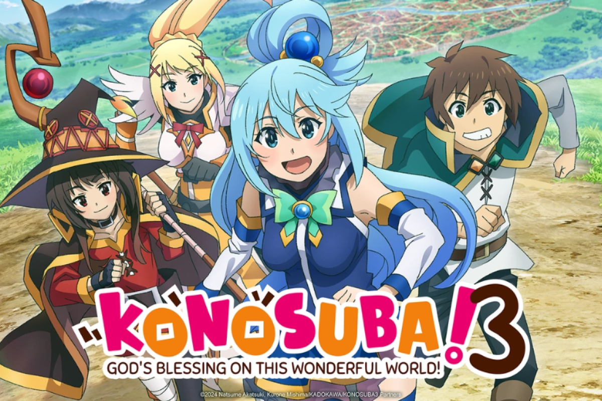 Sinopsis KONOSUBA Season 3 dan Link Nonton: Misi Pribadi Kazuma dan Aqua dari Puteri Kerajaan! Simak Info Lengkap Berikut