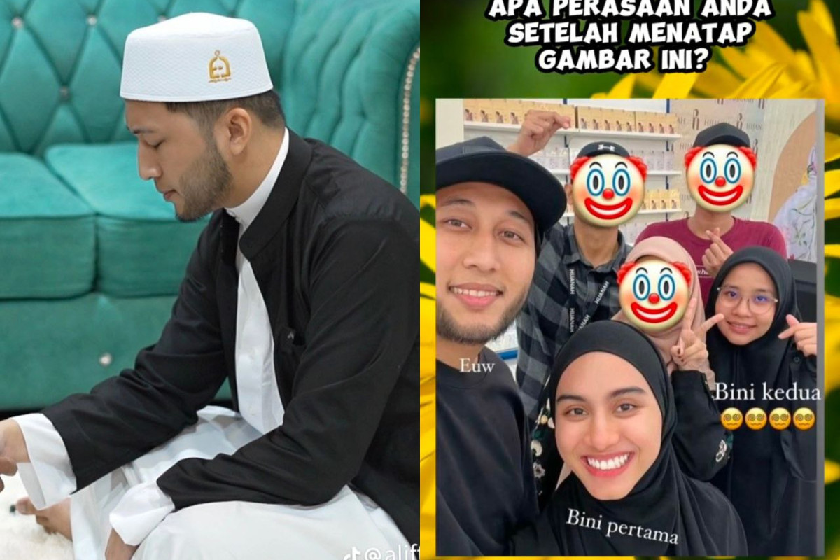 VIRAL Tiktok! Tampang Istri Kedua dan Istri Sah Alif Teega, Nama Fatin Umaidah dan Aisyah Hijanah Ramai Dibandingkan Netizen, Satunya Punya Majikan?