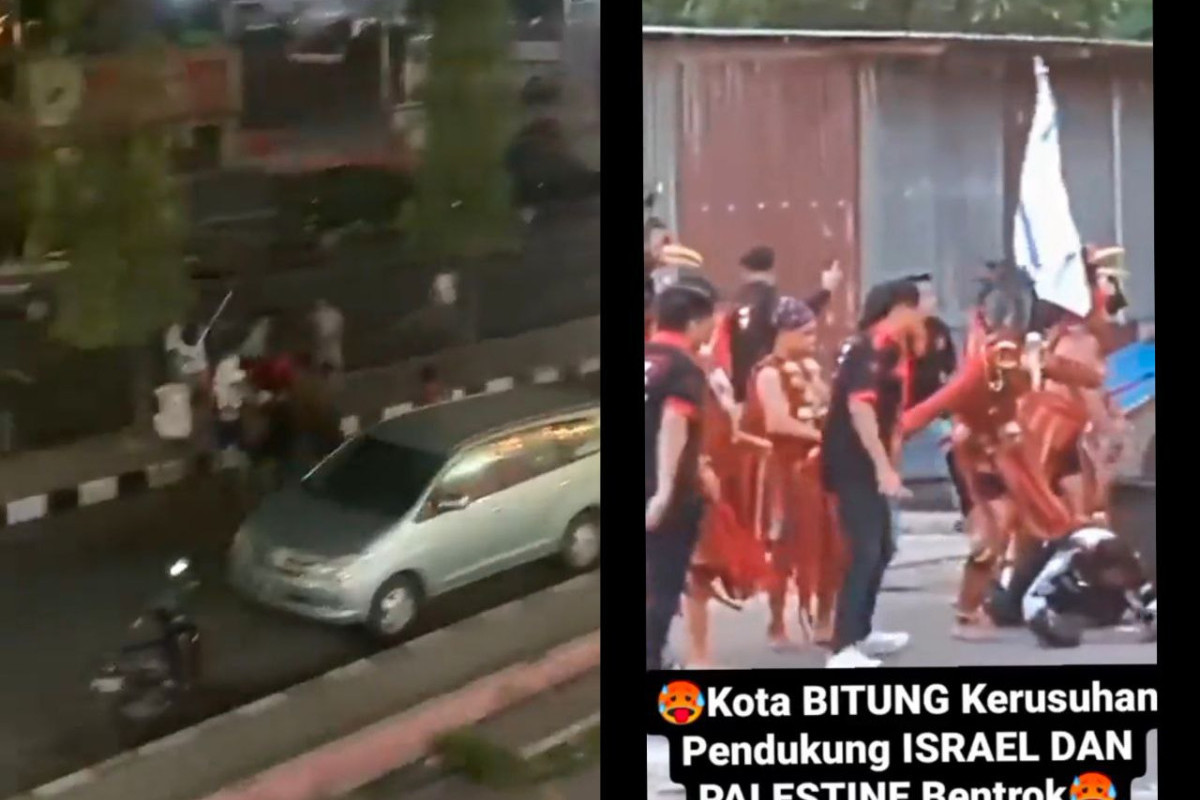 Viral Video Detik-detik Diduga Laskar M Serangdan Ganggu Aksi Bela Palestina di Bitung SULUT hingga Suasana Mencekam dan Menegangkan