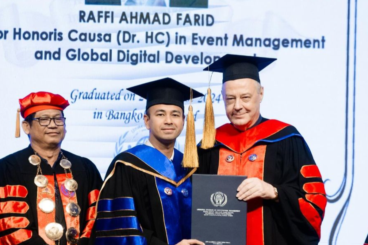 Makna Gelar Honoris Causa yang Dianugerahkan pada Raffi Ahmad Raih dari UIPM, yang Diduga Sebagai Kampus tak Bersertifikat di Thailand