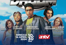 Sinopsis Mega Bollywood Spesial Lebaran Dhoom Hari ini 14 April 2024 Dibintangi Abhishek Bachchan dan Uday Chopra: Aksi Kejar-Kejaran Polisi dan Penjahat Unik