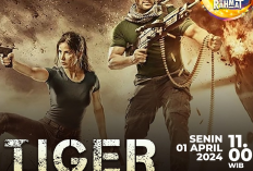 Sinopsis Mega Bollywood ANTV Tiger Zinada Hai Hari ini Senin 1 April 2024 Ada Salman Khan dan Katrina Kaif: Misi Tiger yang Bergabung dengan Zoya untuk Misi Penyelamatan