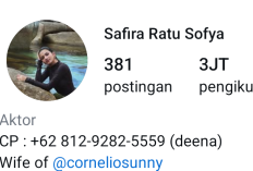 SELAMAT! Ratu Sofya dan Cornelio Sunny Diduga Resmi Menikah, Bio Instagram Kini Jadi Sorotan