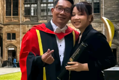 Potret Terbaru Camilia Laetitia Azzahra yang Kembali Copot Hijab Saat Menghadiri Penyematan Gelar Doktor Honoris Causa dari Universitas Glasgow Pada Ridwan Kamil